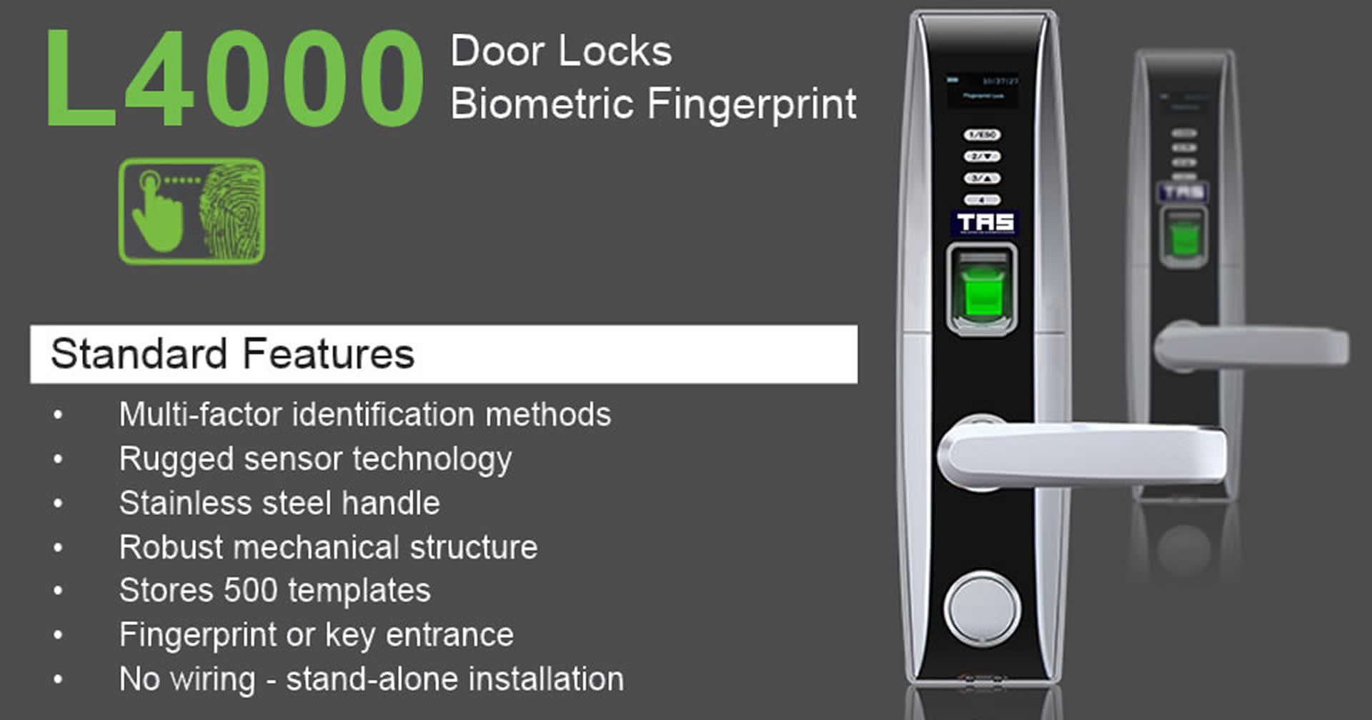 Access control L4000 Fingerprint Door Lock